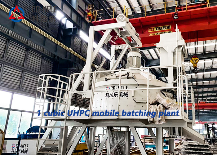 1000L ultra-high-performance concrete (UHPC) mobile mixing plant